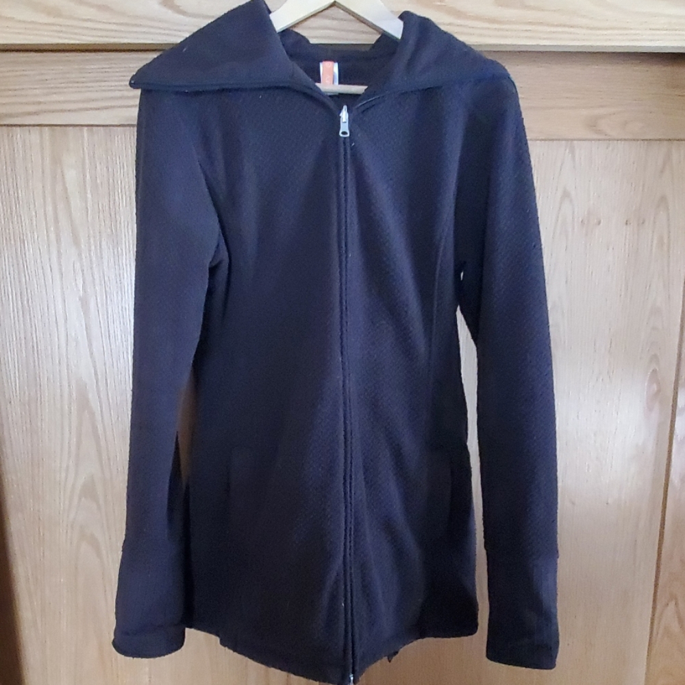 Lucy long fleece coat size L